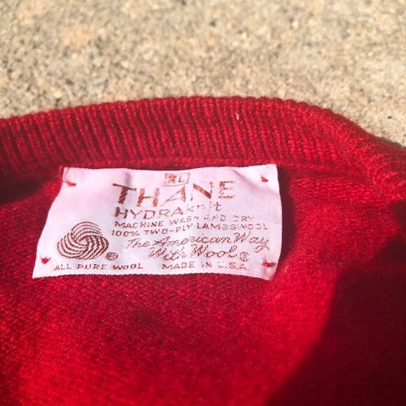Vintage 80s Thane Hydraknit Wool Sweater - Picture 4 of 4